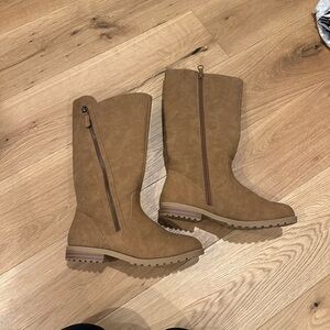 Target Cat & Jack Tan Knee high boots. New without tags. Never worn.
